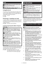 Preview for 8 page of Makita DHK180ZJ Instruction Manual