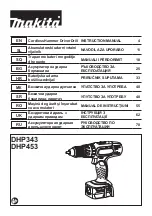 Makita DHP453 Instruction Manual предпросмотр