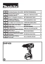 Makita DHP459RMJ Instruction Manual предпросмотр