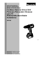 Preview for 1 page of Makita DHP480 Instruction Manual