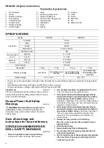 Preview for 4 page of Makita DHP480Z Instruction Manual