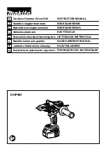 Preview for 1 page of Makita DHP481Z Instruction Manual