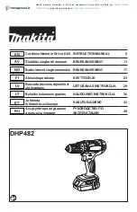 Preview for 1 page of Makita DHP482FJX4 Instruction Manual