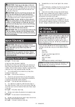 Preview for 10 page of Makita DHP482Z Instruction Manual