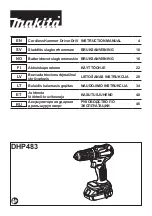 Preview for 1 page of Makita DHP483SYE Instruction Manual