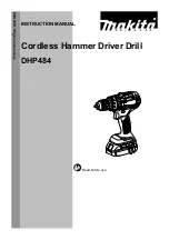 Makita DHP484SFE Instruction Manual preview