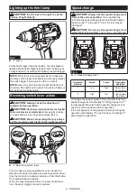 Предварительный просмотр 8 страницы Makita DHP489 Instruction Manual