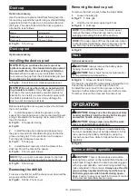 Preview for 10 page of Makita DHR171RAJ Instruction Manual