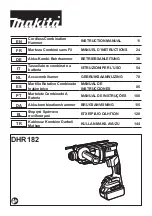 Makita DHR182 Instruction Manual предпросмотр