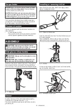 Предварительный просмотр 10 страницы Makita DHR182RTJ Instruction Manual