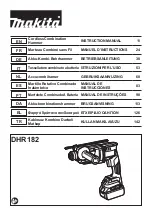 Makita DHR182ZU Instruction Manual предпросмотр