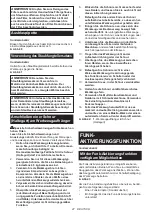 Preview for 47 page of Makita DHR182ZU Instruction Manual