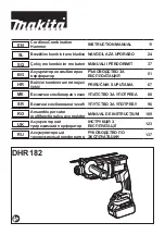 Preview for 1 page of Makita DHR182ZWJ Instruction Manual