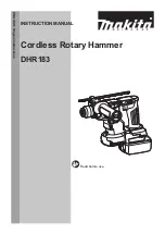 Preview for 1 page of Makita DHR183 Instruction Manual