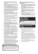 Предварительный просмотр 7 страницы Makita DHR202 Instruction Manual