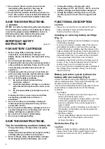 Предварительный просмотр 6 страницы Makita DHR202RF Instruction Manual