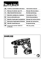 Makita DHR202RFJ Instruction Manual preview