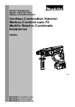 Предварительный просмотр 1 страницы Makita DHR202SYE Instruction Manual