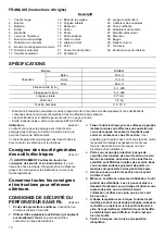 Предварительный просмотр 10 страницы Makita DHR241ZJ Instruction Manual