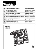 Preview for 1 page of Makita DHR242ZJ Instruction Manual