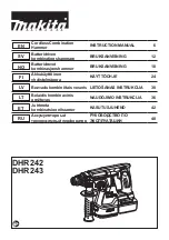 Preview for 1 page of Makita DHR242ZJW Instruction Manual