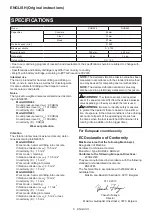Предварительный просмотр 6 страницы Makita DHR242ZJW Instruction Manual