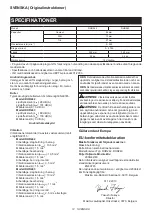 Предварительный просмотр 12 страницы Makita DHR242ZJW Instruction Manual