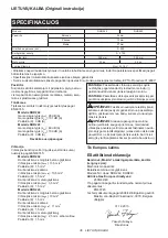 Preview for 36 page of Makita DHR242ZJW Instruction Manual