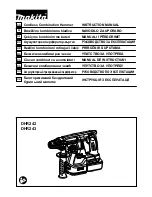 Makita DHR243 Instruction Manual предпросмотр