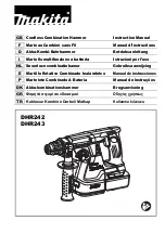 Makita DHR243RFJ Instruction Manual предпросмотр