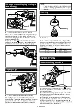 Предварительный просмотр 9 страницы Makita DHR243RTE Instruction Manual