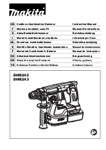 Makita DHR243RTJW Instruction Manual предпросмотр