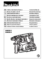 Makita DHR263 Instruction Manual preview