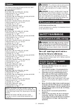 Предварительный просмотр 11 страницы Makita DHR281 Instruction Manual