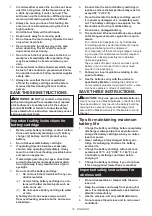 Предварительный просмотр 12 страницы Makita DHR281 Instruction Manual