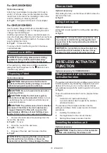 Preview for 18 page of Makita DHR281 Instruction Manual