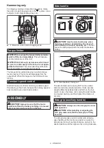 Предварительный просмотр 9 страницы Makita DHR400PT2 Instruction Manual