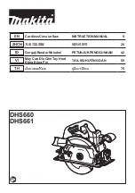 Makita DHS661RGJ Instruction Manual предпросмотр