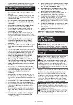 Предварительный просмотр 14 страницы Makita DHS661RGJ Instruction Manual