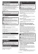 Preview for 17 page of Makita DHS661RGJ Instruction Manual