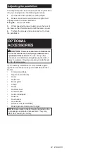 Preview for 24 page of Makita DHS661RGJ Instruction Manual