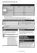 Preview for 42 page of Makita DHS661RGJ Instruction Manual