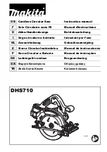 Предварительный просмотр 1 страницы Makita DHS710Z Instruction Manual