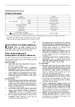 Preview for 2 page of Makita DHS711Z Instruction Manual