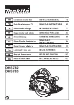 Makita DHS782 Instruction Manual предпросмотр