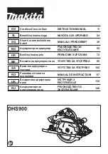 Makita DHS900 Instruction Manual preview