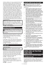 Preview for 19 page of Makita DHS900 Instruction Manual