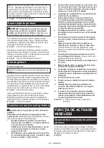 Предварительный просмотр 126 страницы Makita DHS900 Instruction Manual