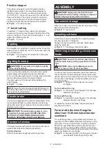 Preview for 17 page of Makita DHS900Z Instruction Manual