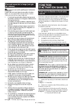 Предварительный просмотр 34 страницы Makita DHS900Z Instruction Manual